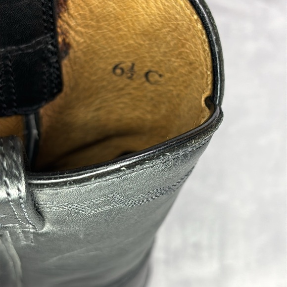 🔥🔥🔥Ariat Black Cowboy Boots Classic Western Design Size: 6.5C🔥🔥🔥 - Picture 10 of 12